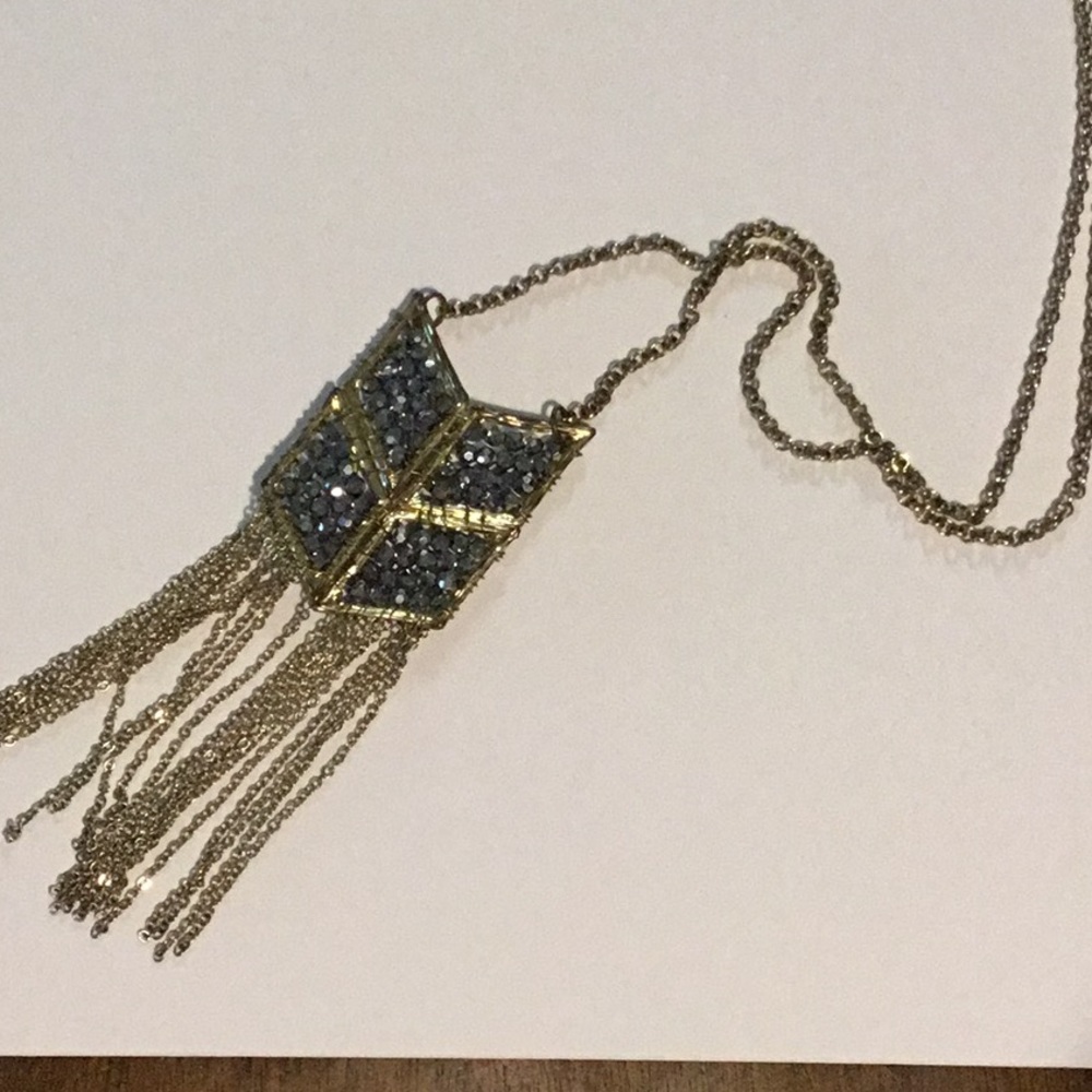 Gold and silver necklace